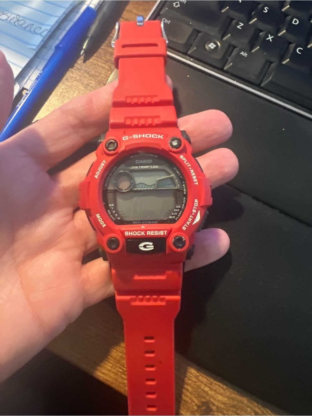 Casio G-Shock Red Digital Rugged Sport Watch